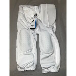Champro Youth Large Integrated Padded‎ Football Pants White Performance